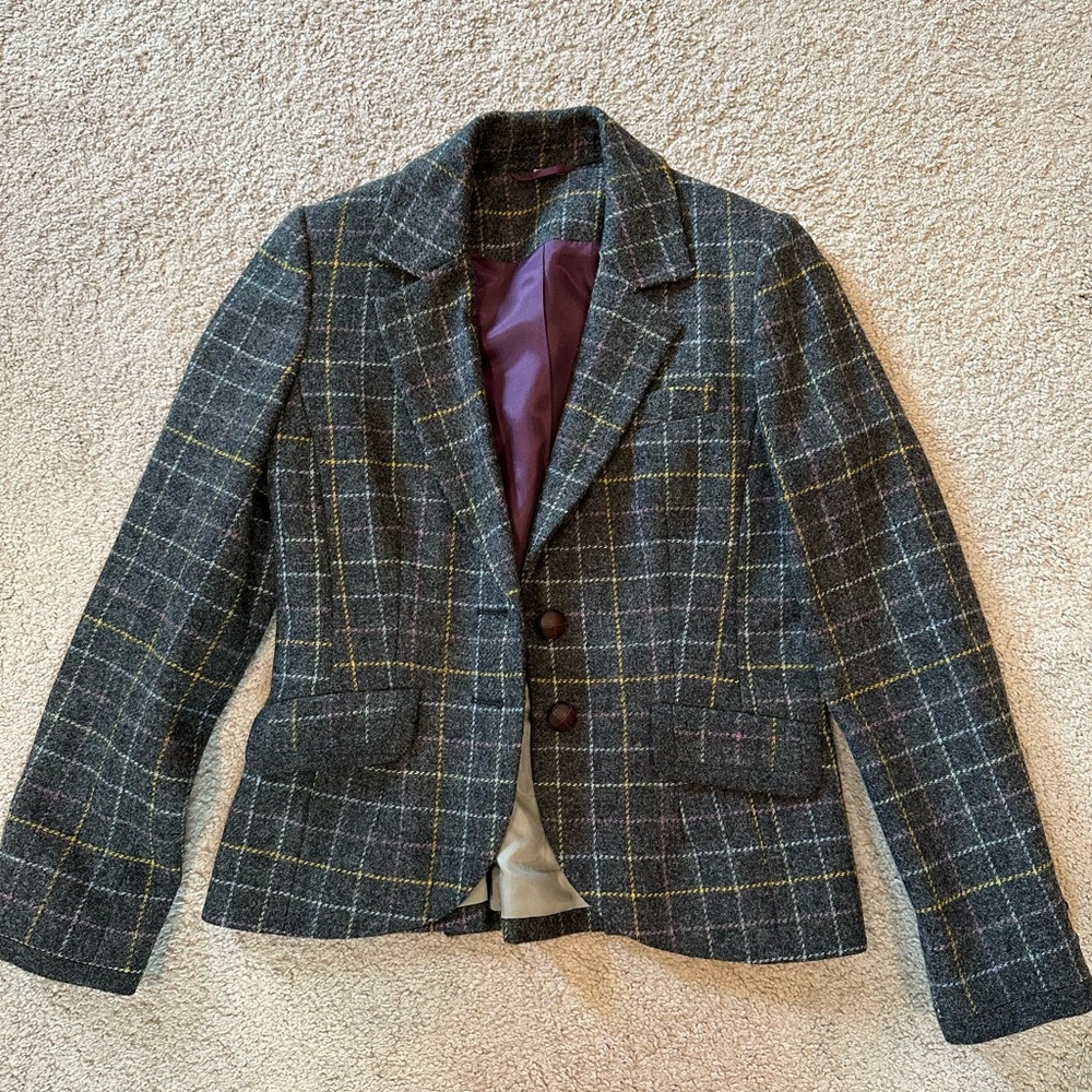 Boden British Tweed Blazer